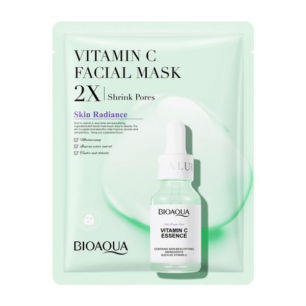 Mask with vitamin C “BIOAQUA” tightening pores (78884)